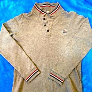 Moncler Long Sleeve polo shirt-Boys